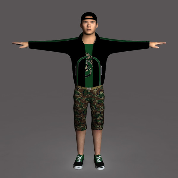 casual male 01 3d model - Casual Male 01... by ignisfatuus